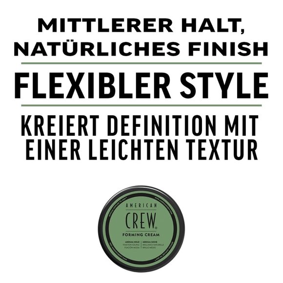 Men's Hair Forming Cream OLD VERSION, Like Hair Gel with Medium Hold & Medium Sh - Picture 3 of 6